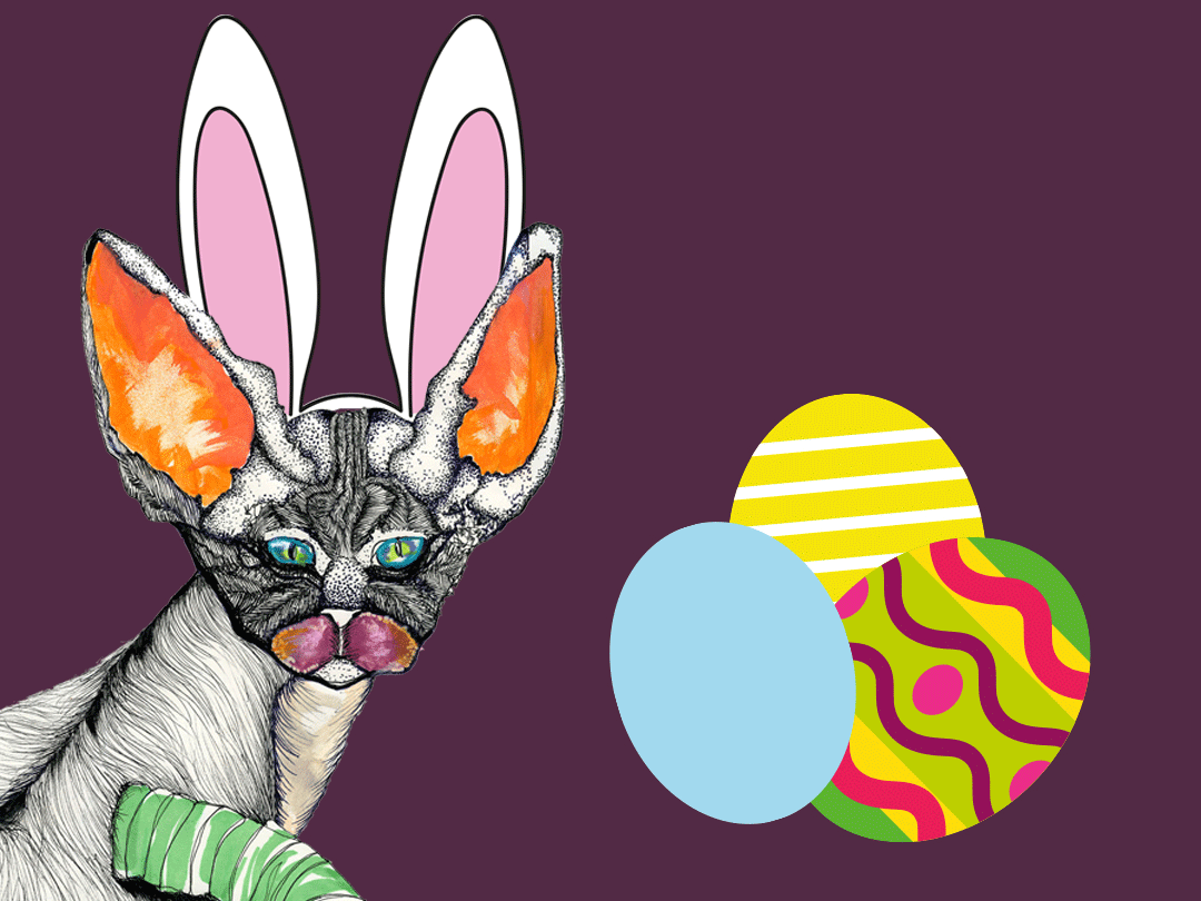The Cat on Easter